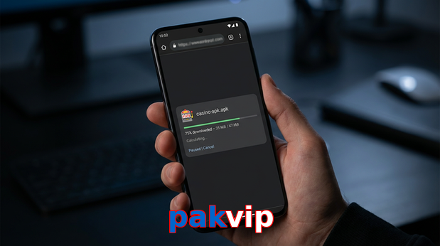 Main screen of Pakvip apk page for PK players