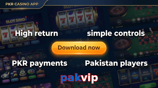 Main screen of Pakvip gamedownload page for PK players